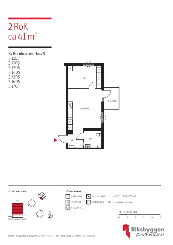 Hyreslägenhet på Västerås i vasteras