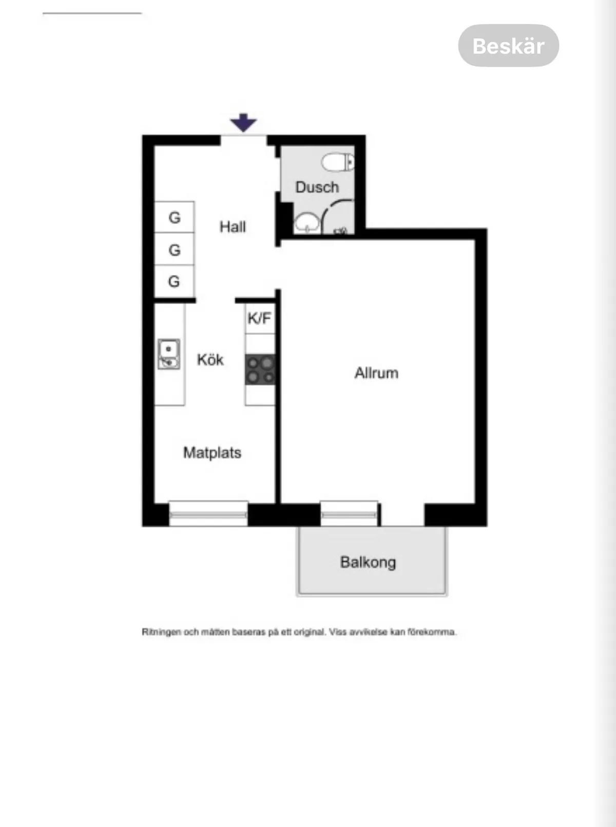 Hyreslägenhet på Solna i solna