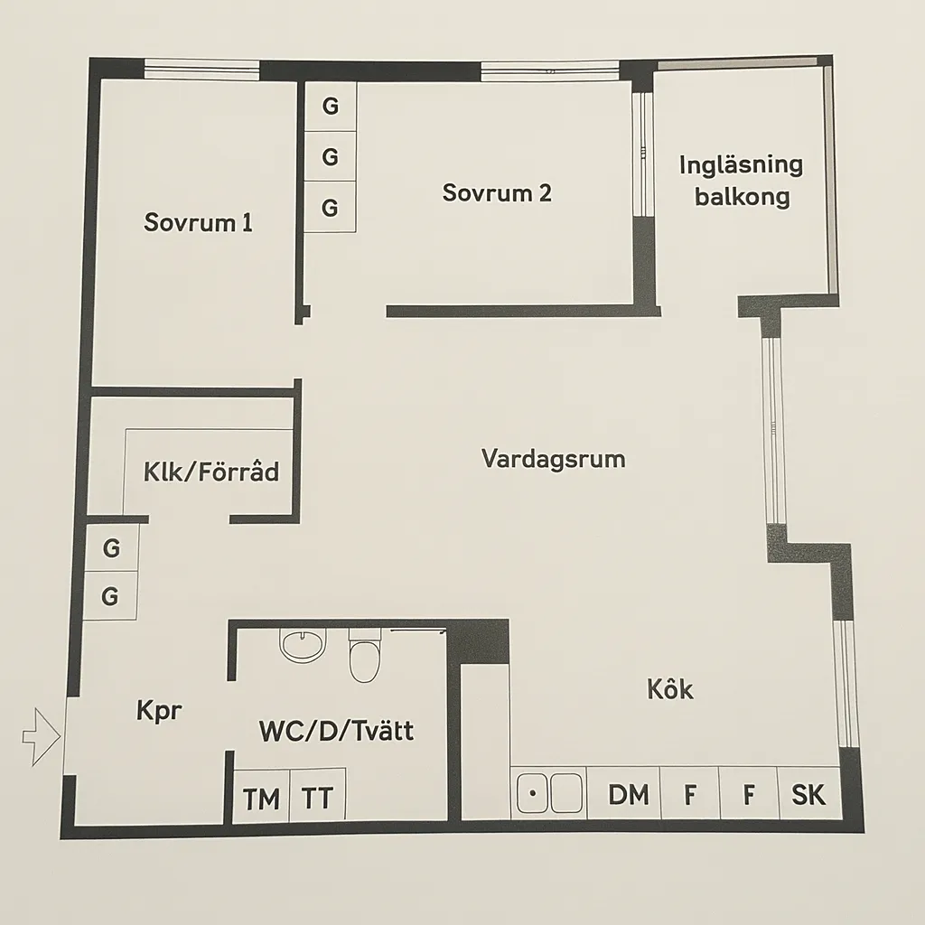 Hyreslägenhet på Hägersten i hagersten