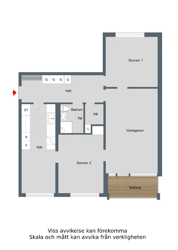 Hyreslägenhet på Gävle i gavle