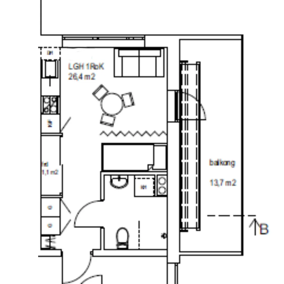 Hyreslägenhet på Farsta i farsta