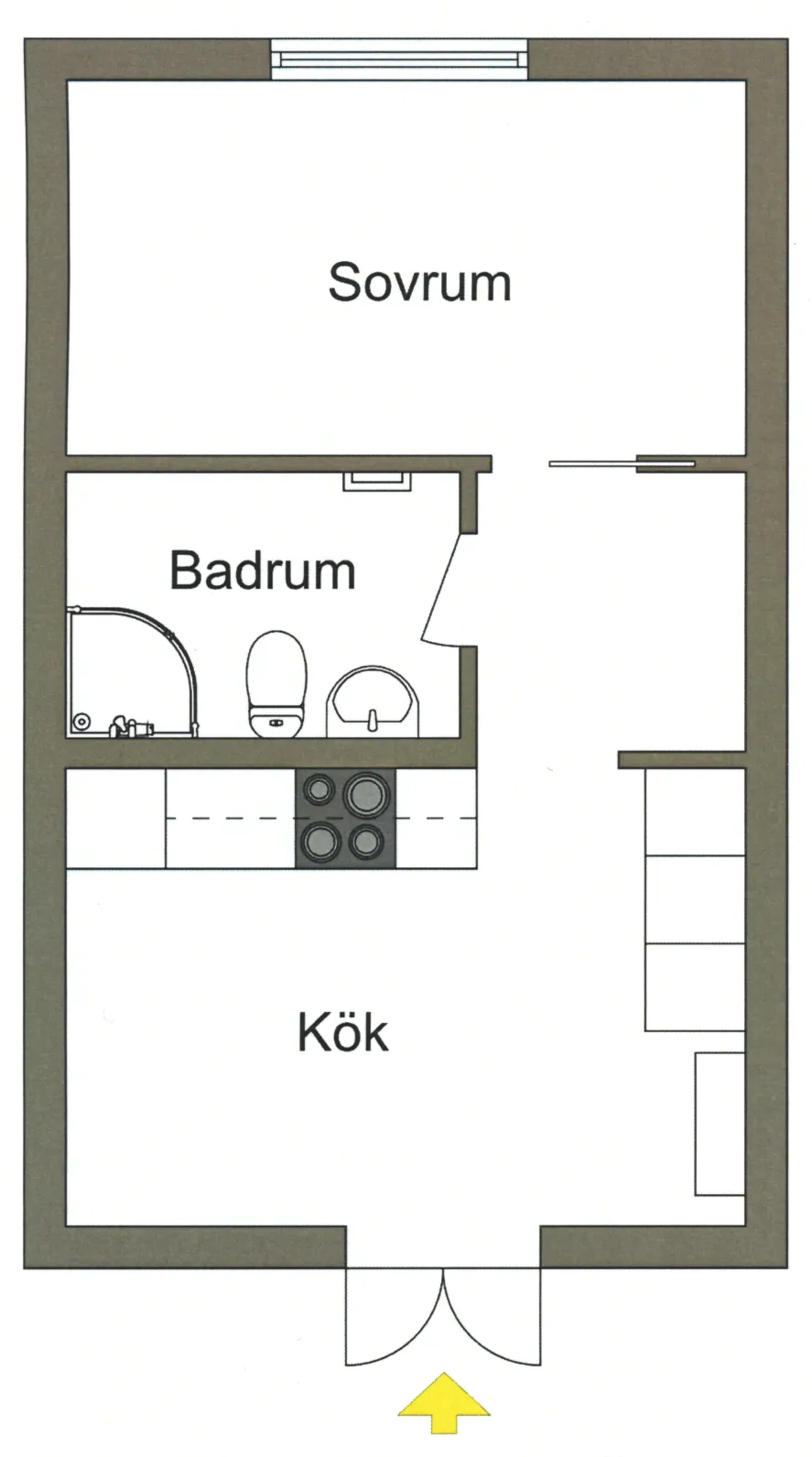 Hyreslägenhet på Visby i visby