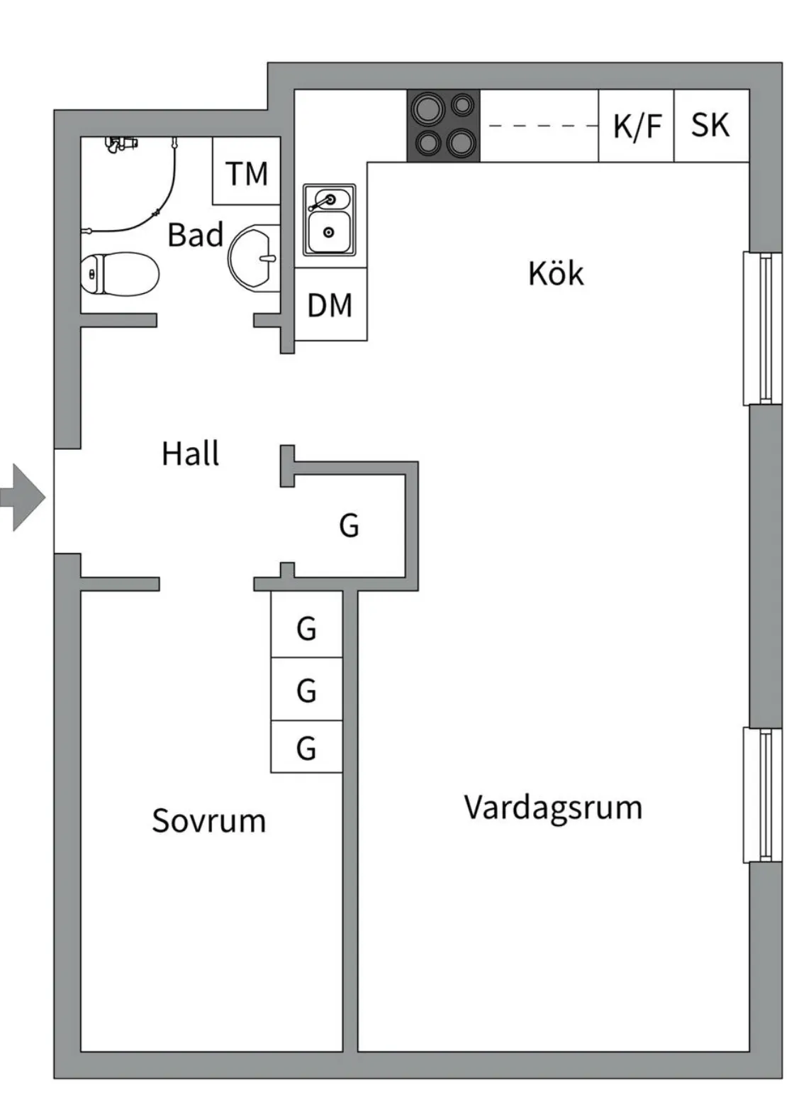 Hyreslägenhet på Uppsala i uppsala