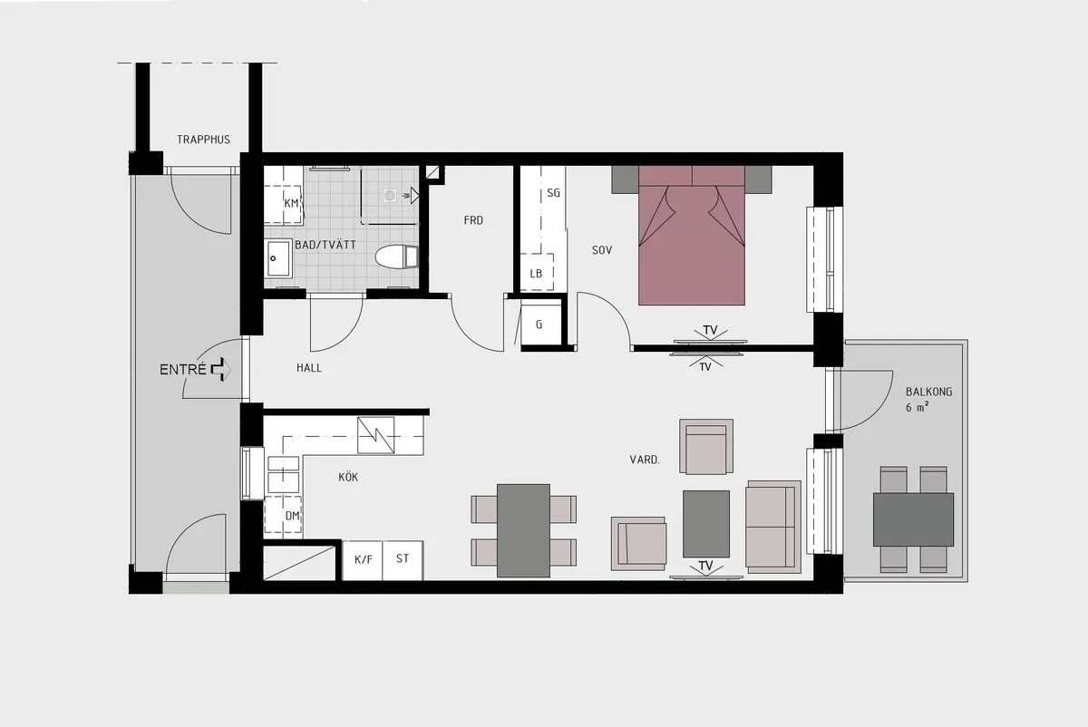 Hyreslägenhet på Spånga i spanga