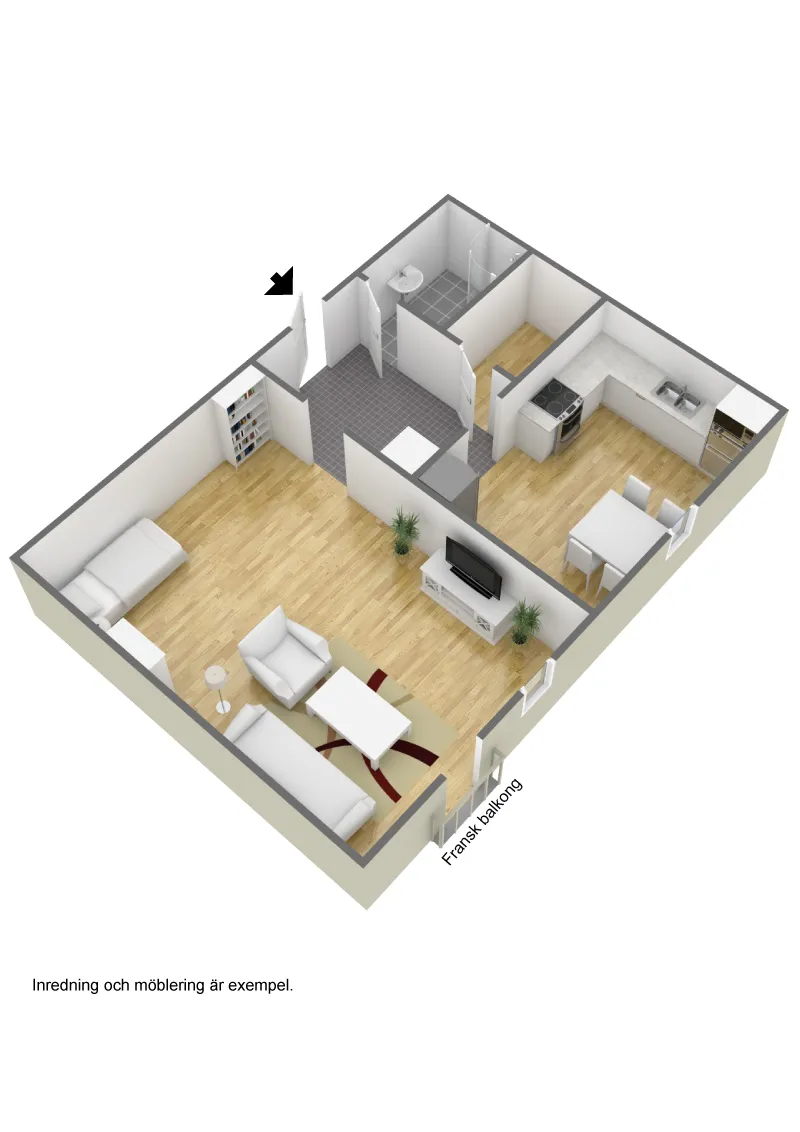 Hyreslägenhet på Borås i boras