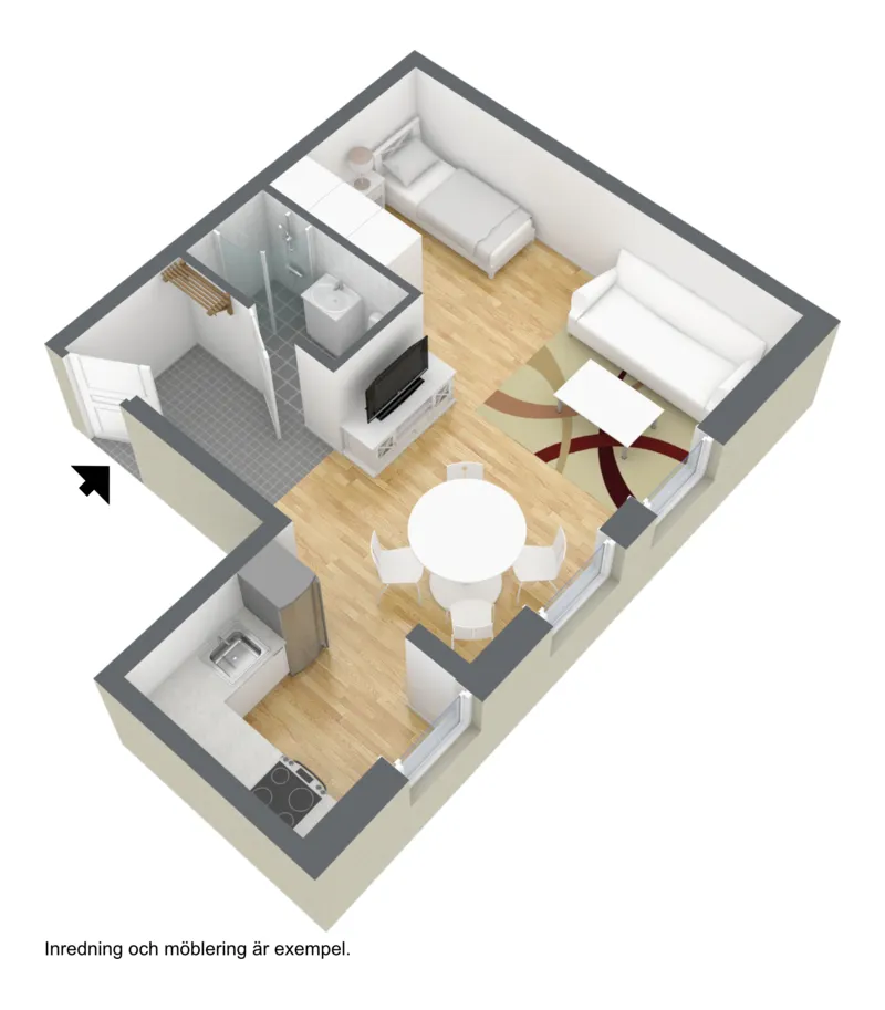 Hyreslägenhet på Borås i boras
