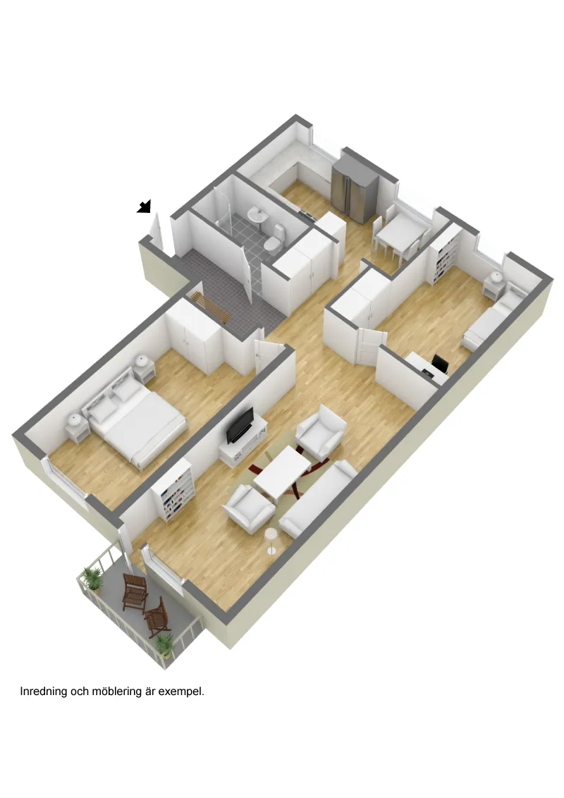 Hyreslägenhet på Borås i boras