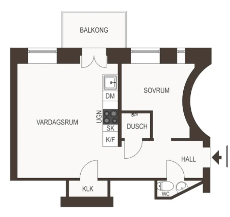 Hyreslägenhet på Stockholm i stockholm