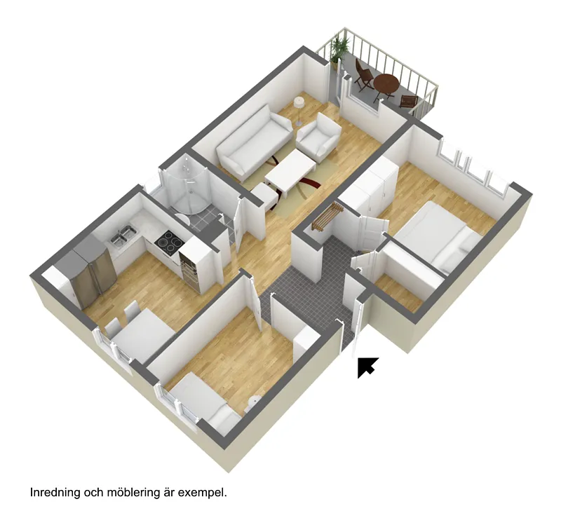 Hyreslägenhet på Borås i boras