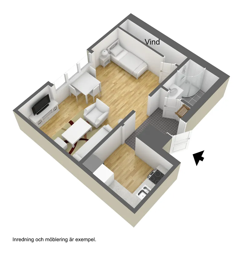 Hyreslägenhet på Borås i boras