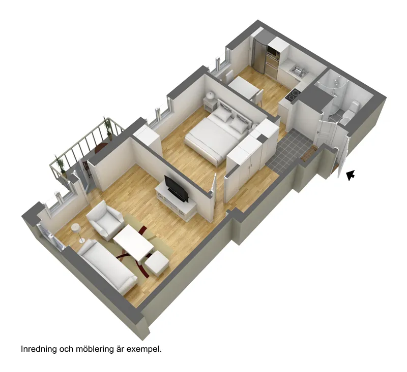 Hyreslägenhet på Borås i boras