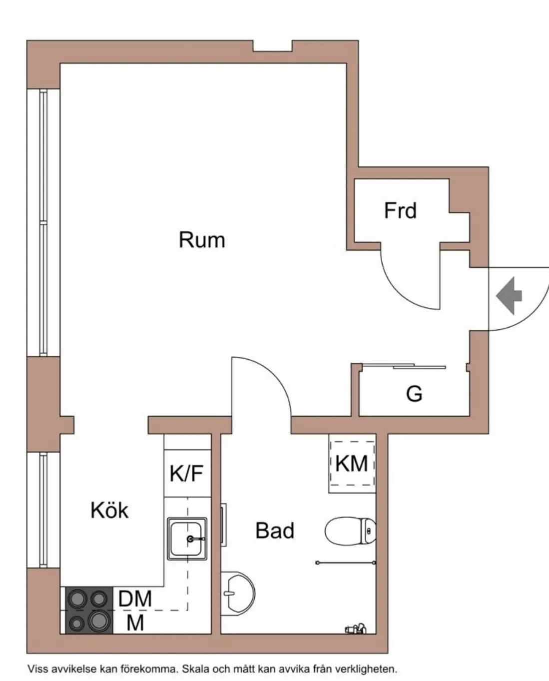 Hyreslägenhet på Solna i solna
