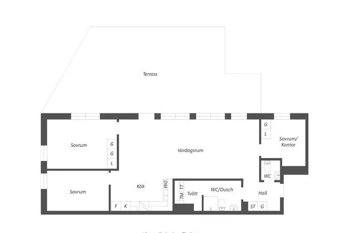 Hyreslägenhet på Borås i boras