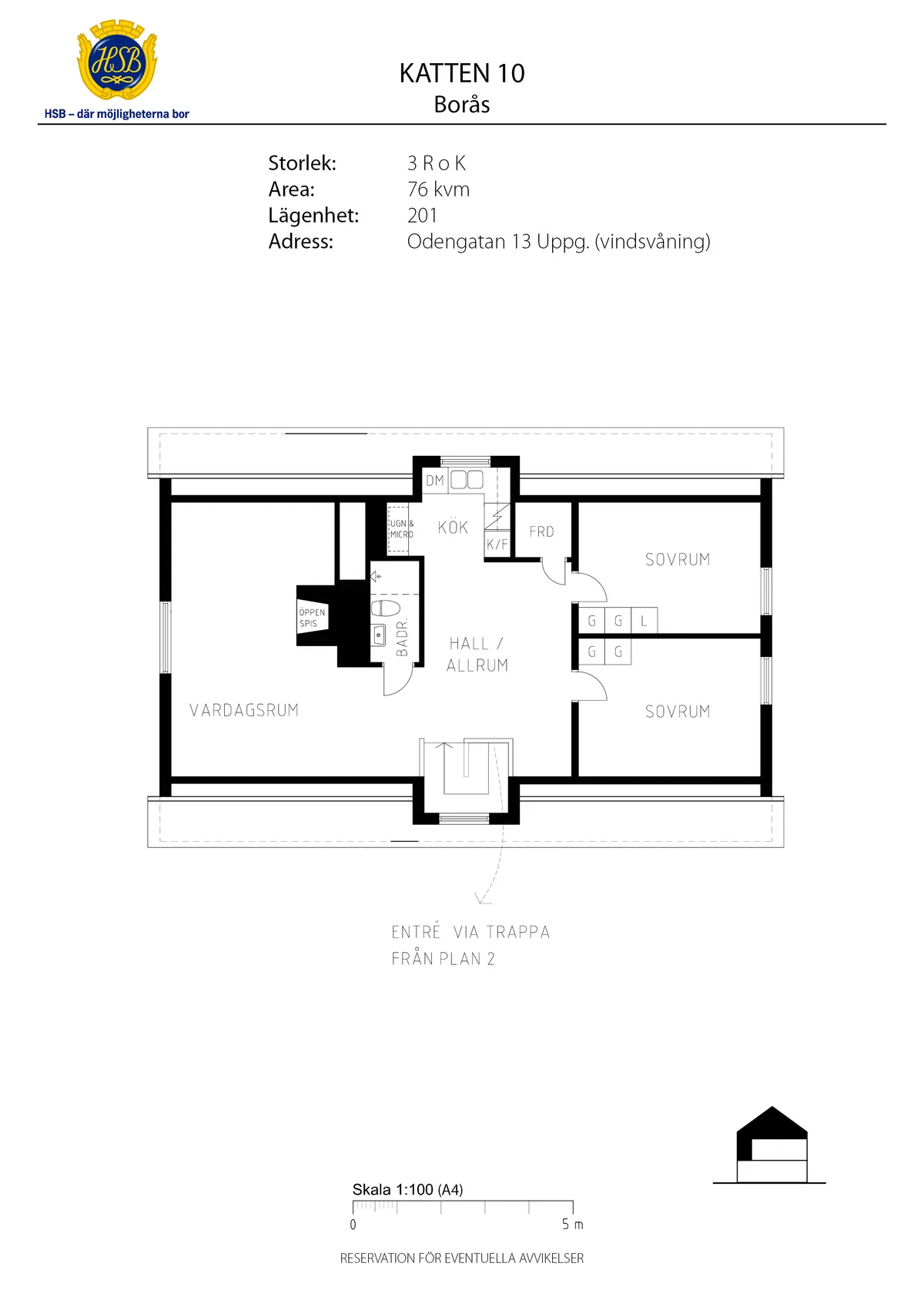 Hyreslägenhet på Borås i boras