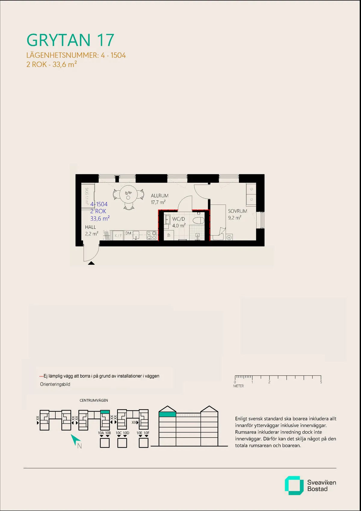 Hyreslägenhet på Nykvarn i nykvarn