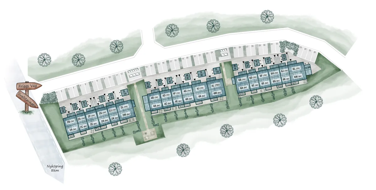 Hyreslägenhet på Nyköping i nykoping