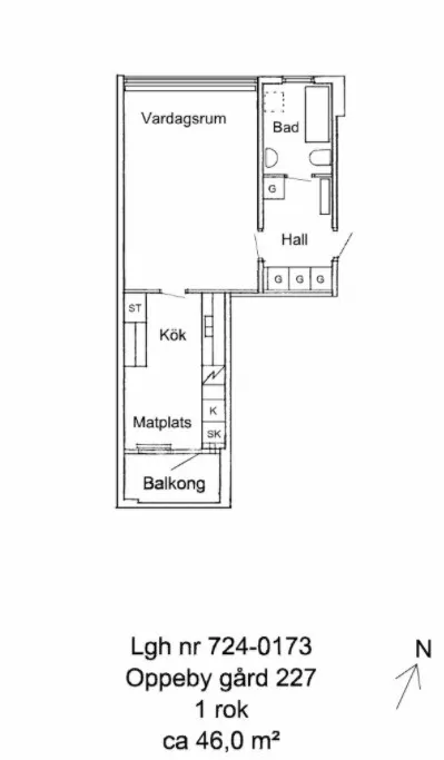 Hyreslägenhet på Nyköping i nykoping