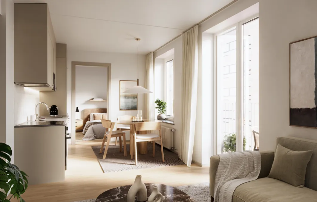 Hyreslägenhet på Solna i solna