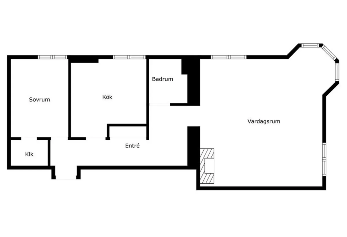 Hyreslägenhet på Kalmar i kalmar