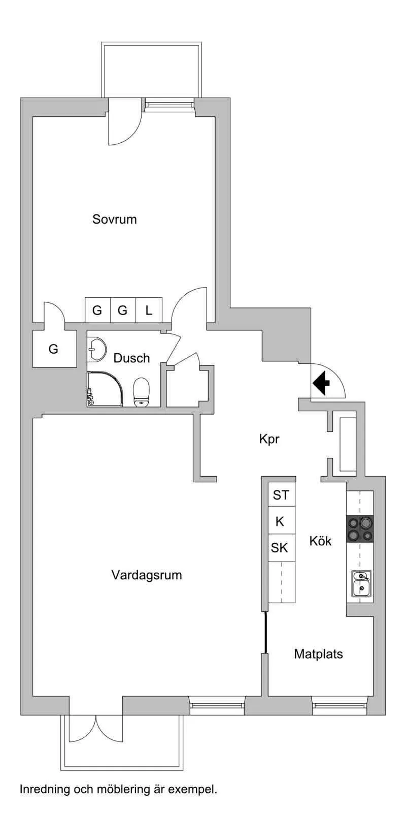 Hyreslägenhet på Halmstad i halmstad