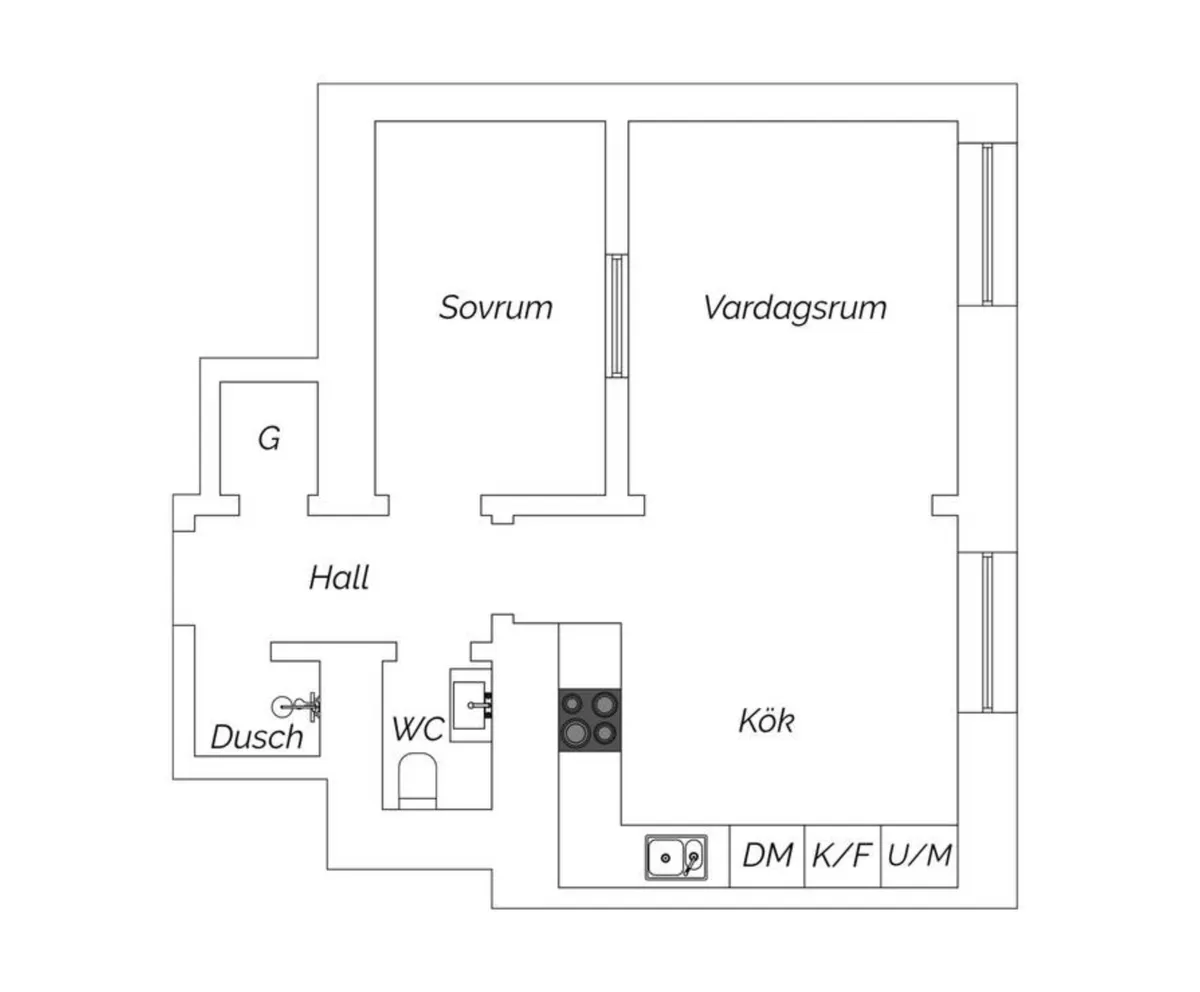 Hyreslägenhet på Stockholm i stockholm