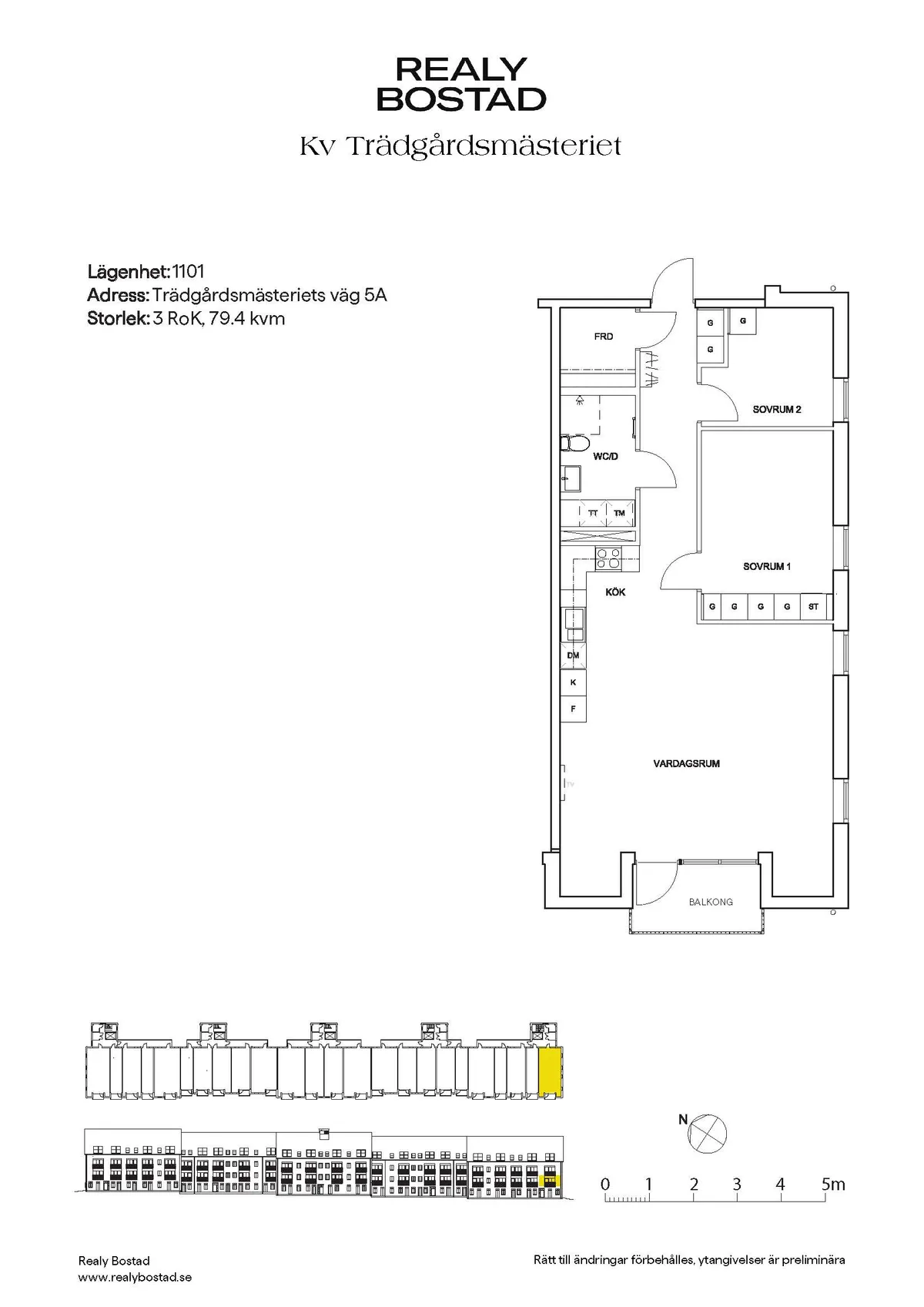 Hyreslägenhet på Märsta i marsta