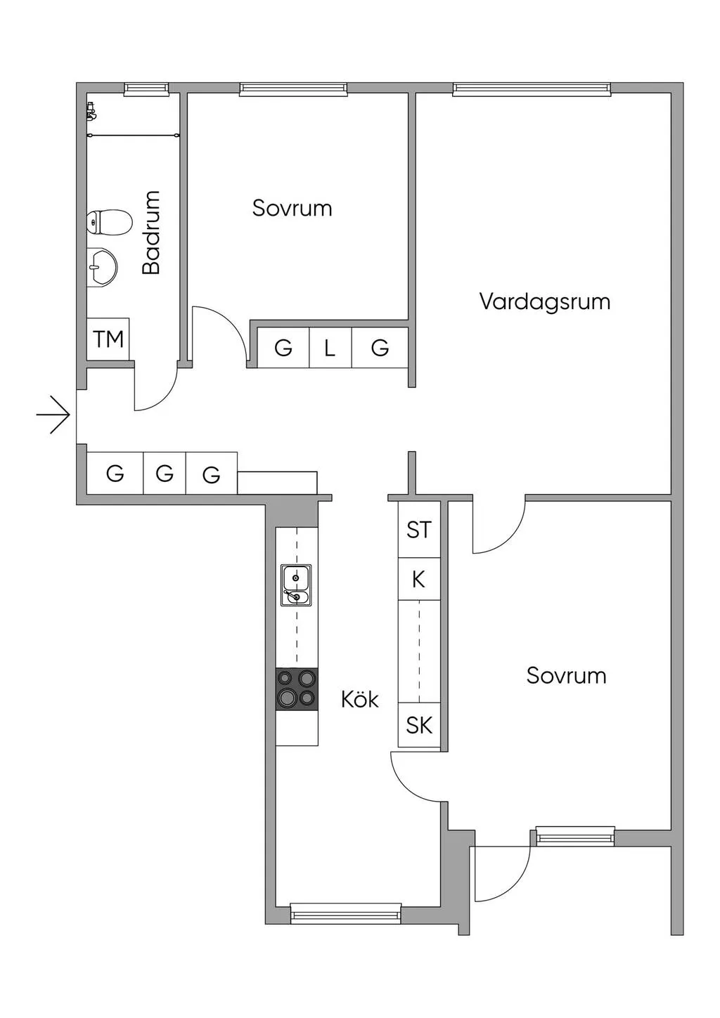 Hyreslägenhet på Karlstad i karlstad