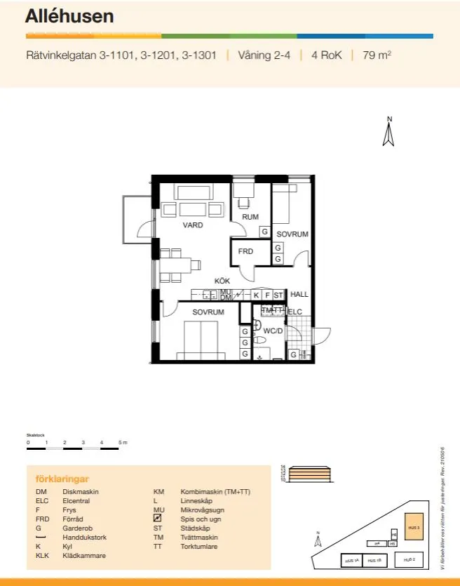 Hyreslägenhet på Lund i lund