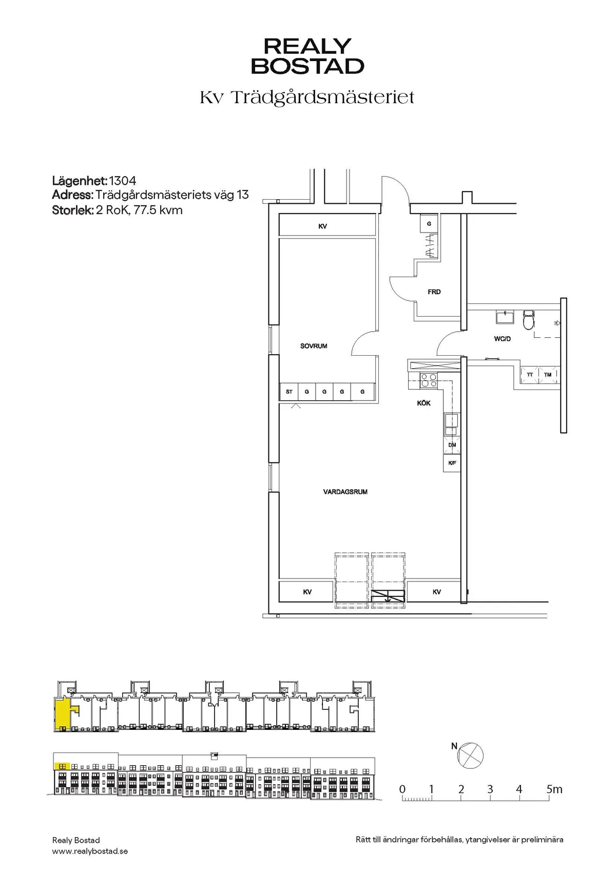 Hyreslägenhet på Märsta i marsta