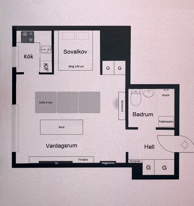 Hyreslägenhet på Lidingö i lidingo