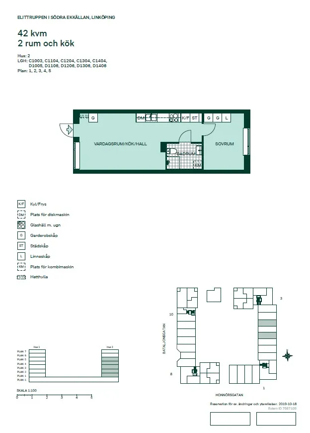 Hyreslägenhet på Linköping i linkoping