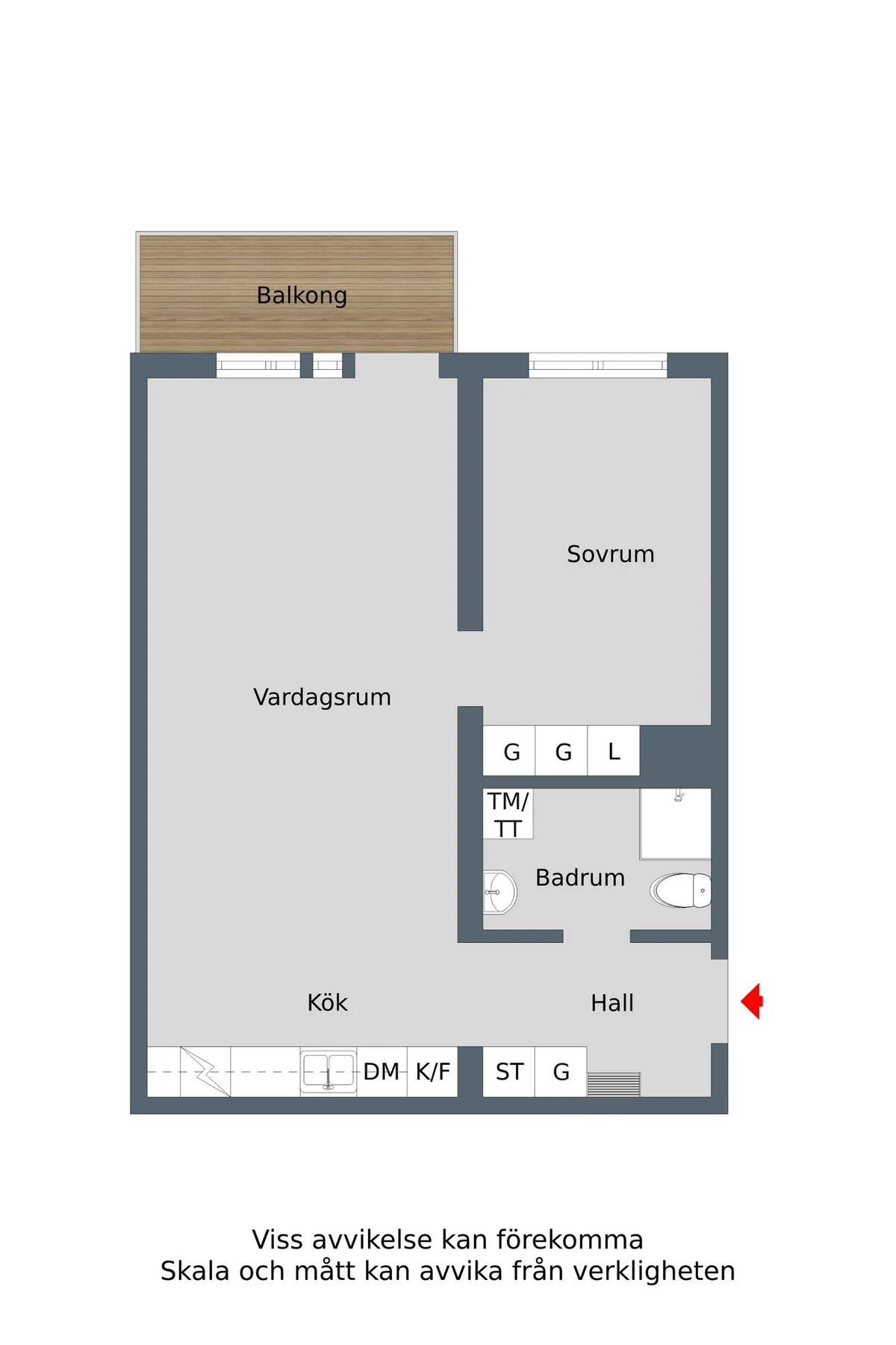 Hyreslägenhet på Nyköping i nykoping