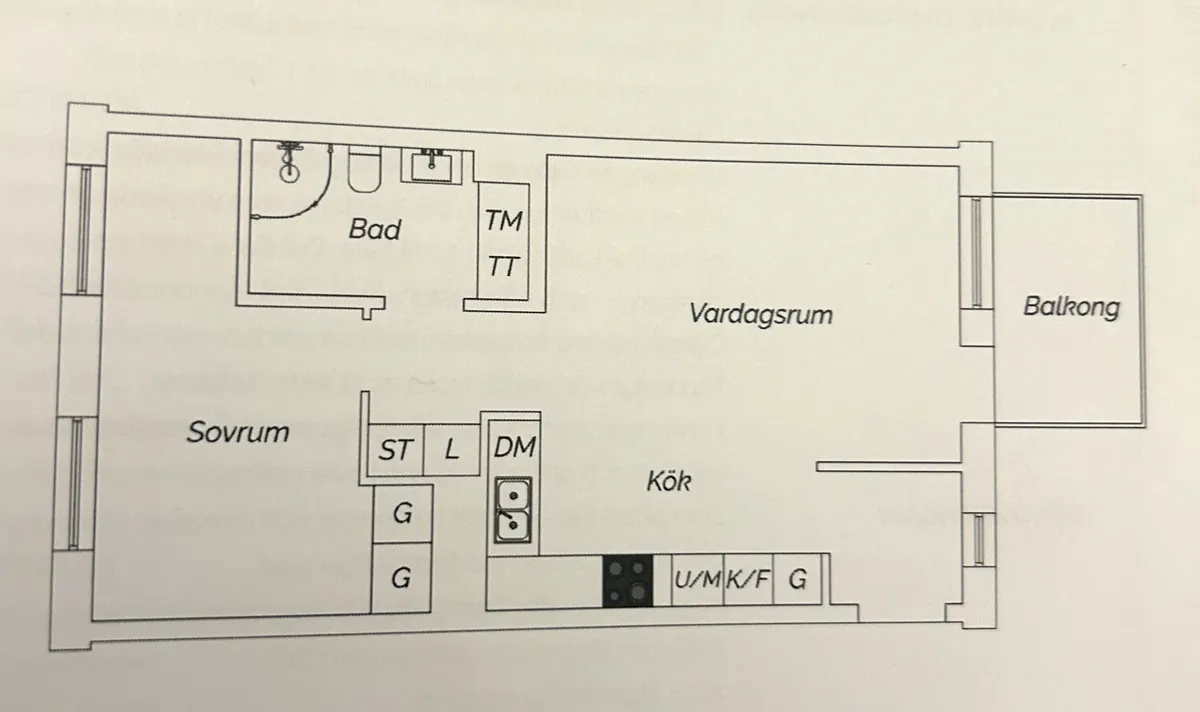 Hyreslägenhet på Malmö i malmo