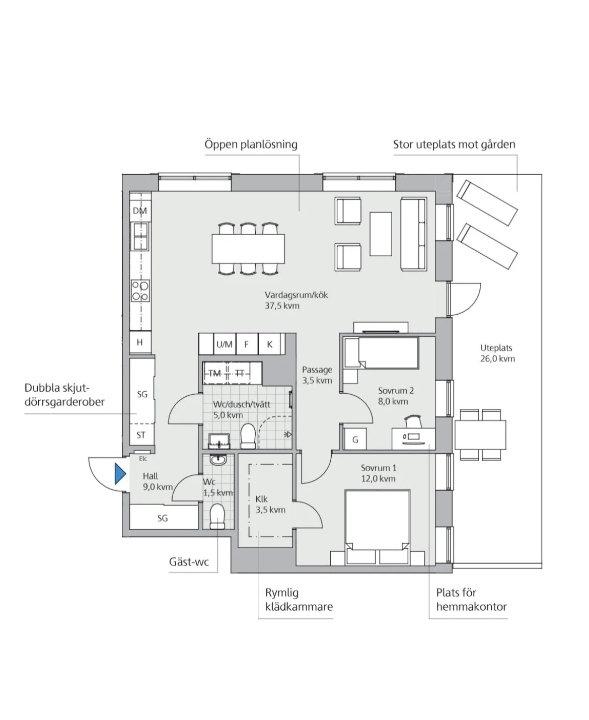 Hyreslägenhet på Jönköping i jonkoping