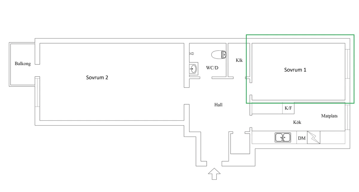 Hyreslägenhet på Solna i solna