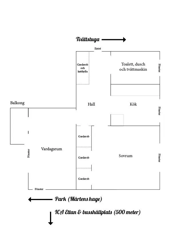 Hyreslägenhet på Västerås i vasteras