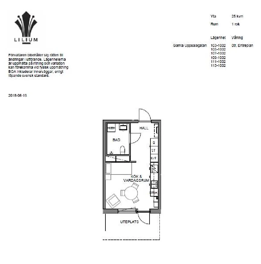 Hyreslägenhet på Uppsala i uppsala