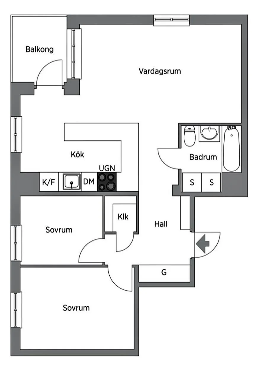 Hyreslägenhet på Stockholm i stockholm