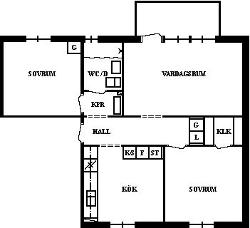 Hyreslägenhet på Umeå i umea