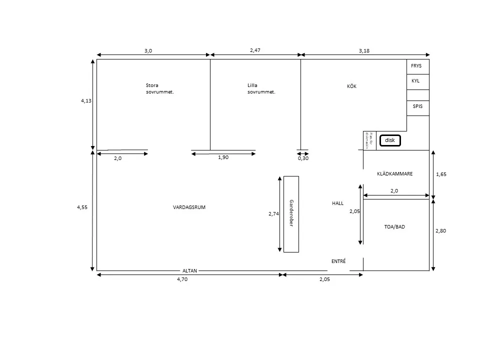 Hyreslägenhet på Eskilstuna i eskilstuna