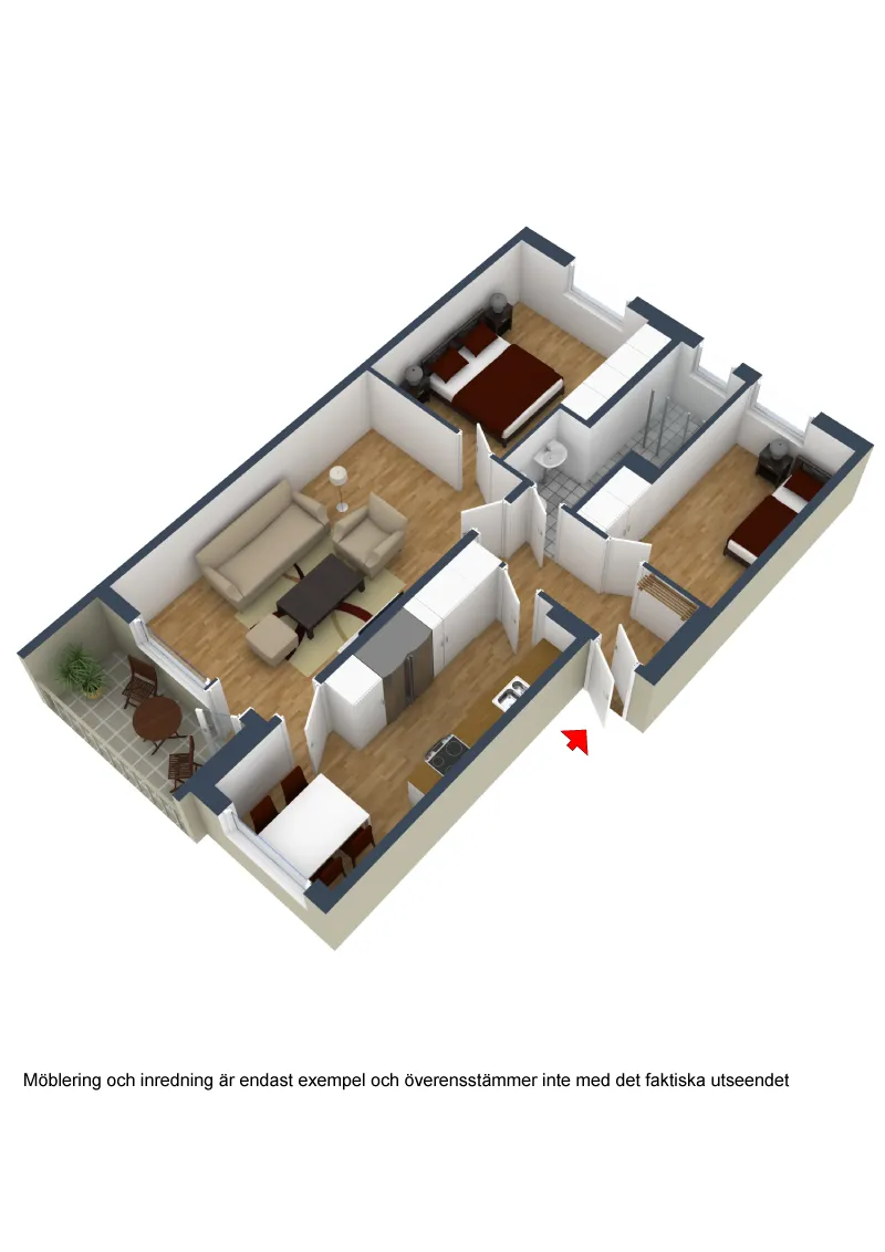 Hyreslägenhet på Skövde i skovde