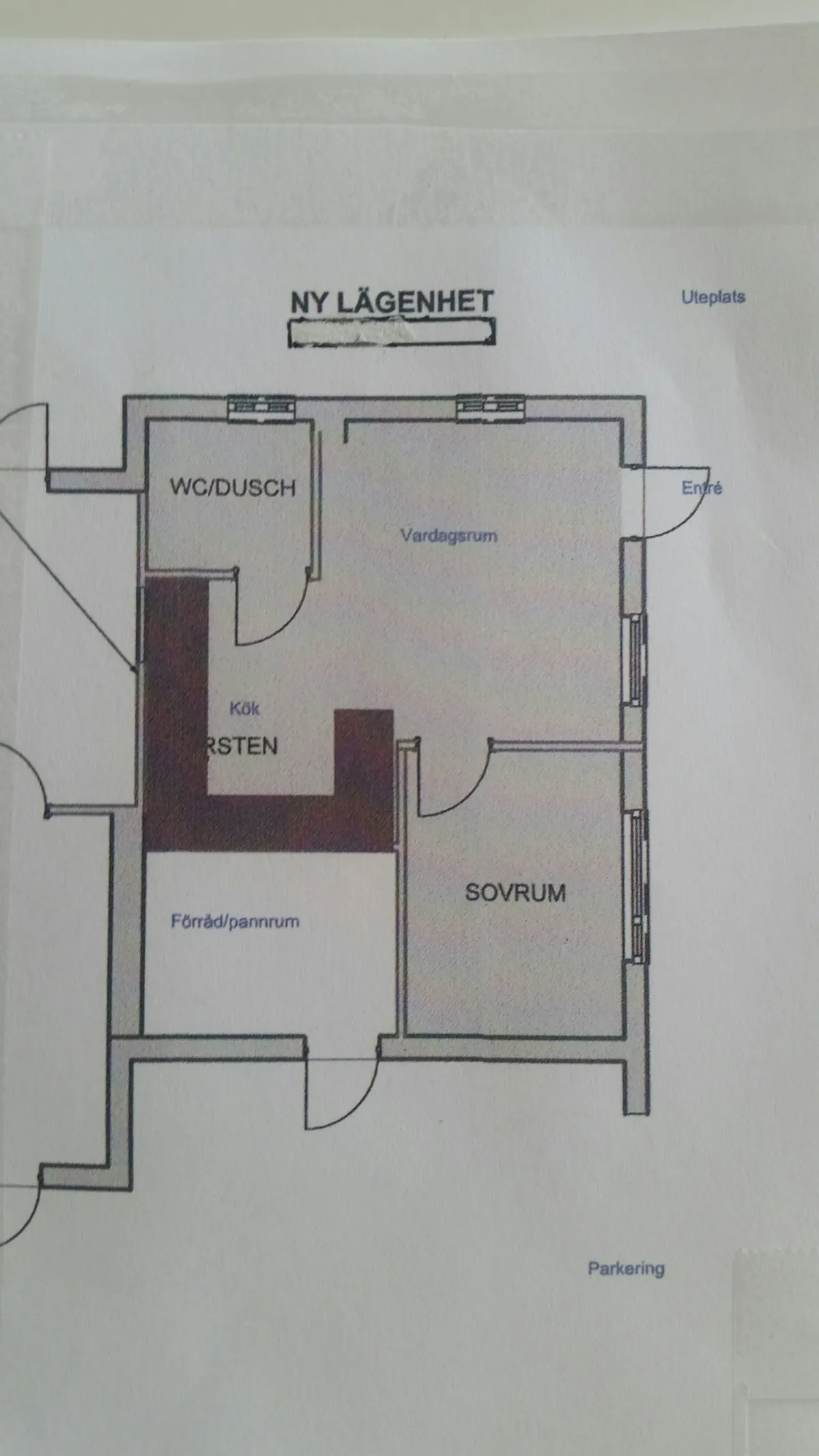Hyreslägenhet på Åkersberga i akersberga