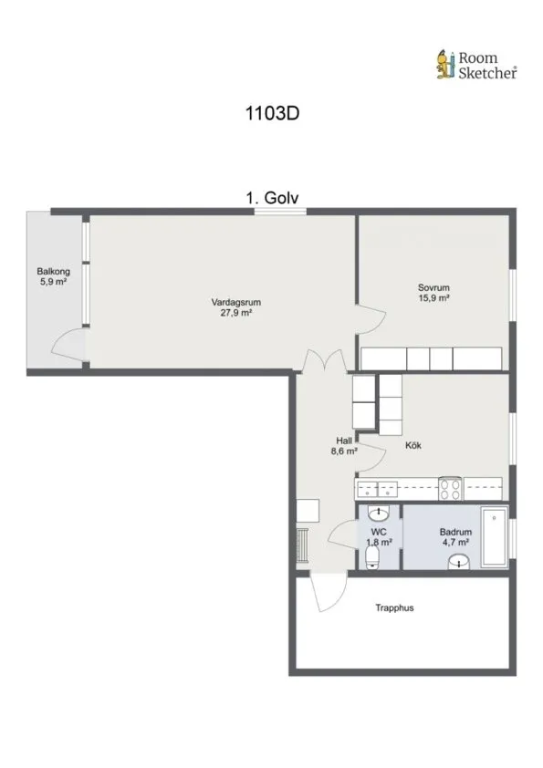 Hyreslägenhet på Värnamo i varnamo