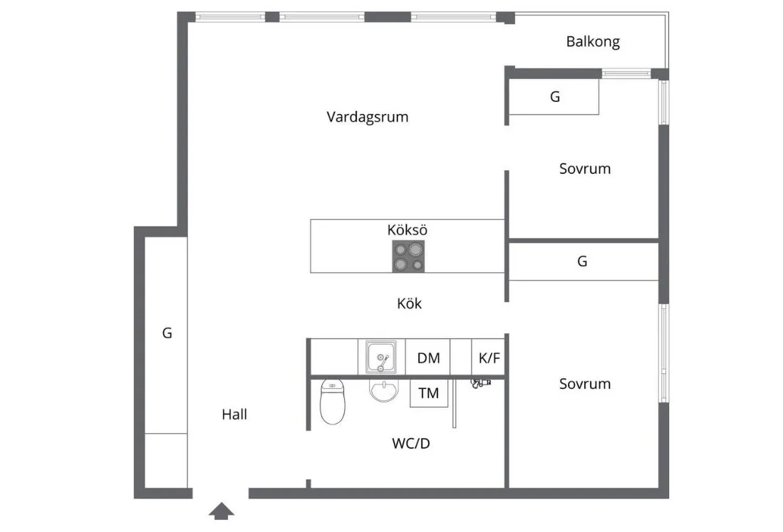 Hyreslägenhet på Upplands Väsby i upplands-vasby
