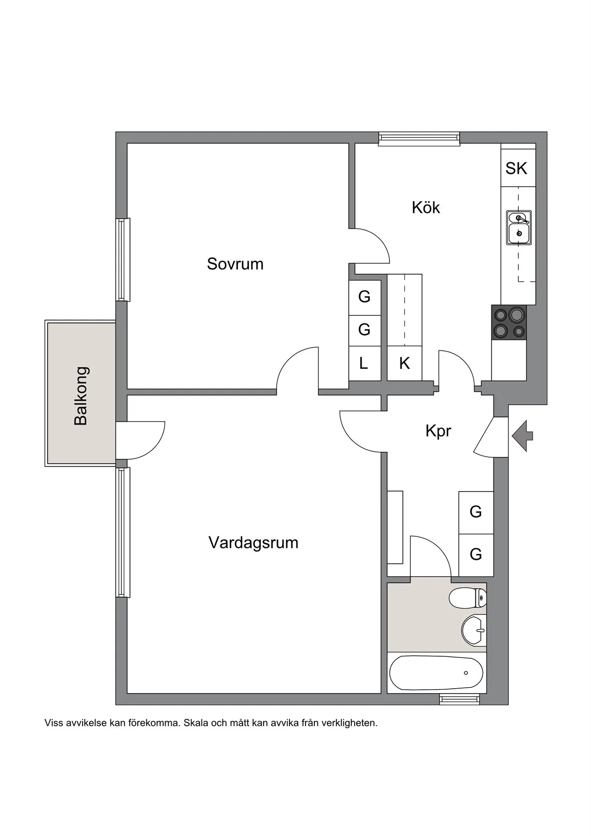 Hyreslägenhet på Årsta i arsta