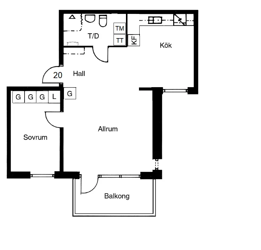 Hyreslägenhet på Skellefteå i skelleftea