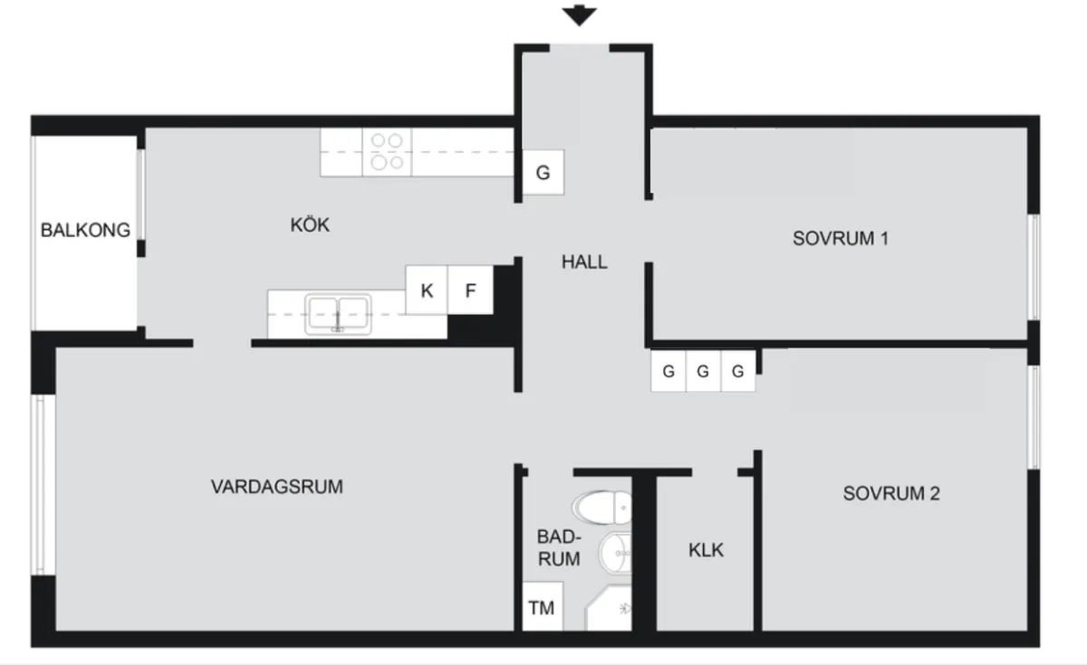 Hyreslägenhet på Täby i taby
