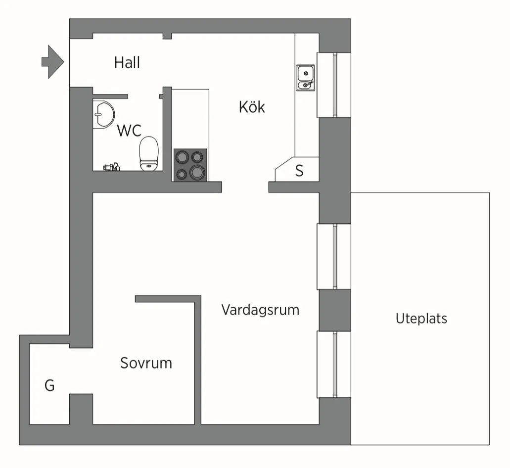 Hyreslägenhet på Stockholm i stockholm