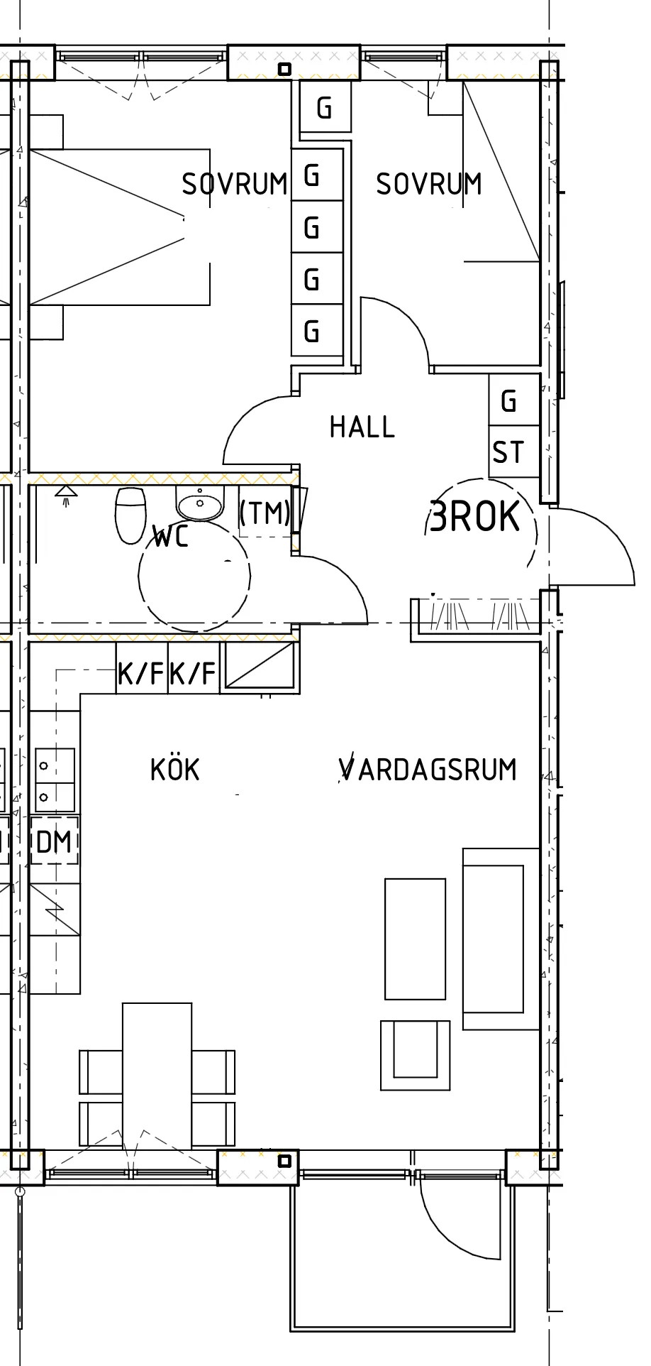 Hyreslägenhet på Herrljunga i herrljunga