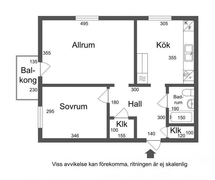 Hyreslägenhet på Enskede i enskede